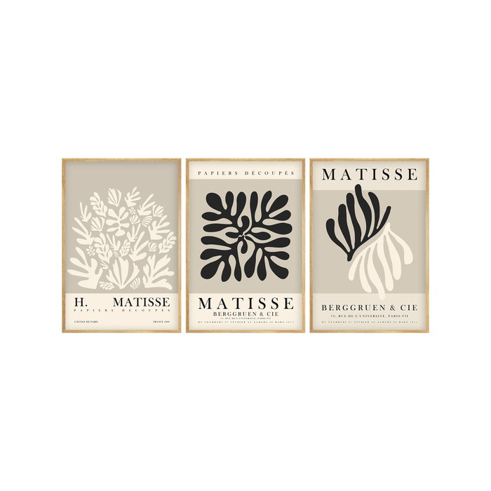 Wallity Huhu257 - Set de 3 Cuadros Decorativos 50 x 70 cm